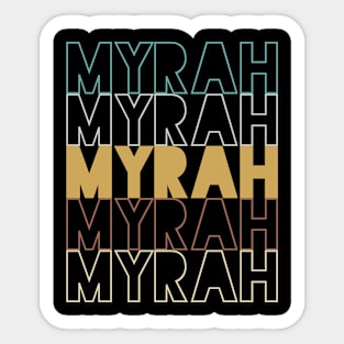 Myrah Sticker